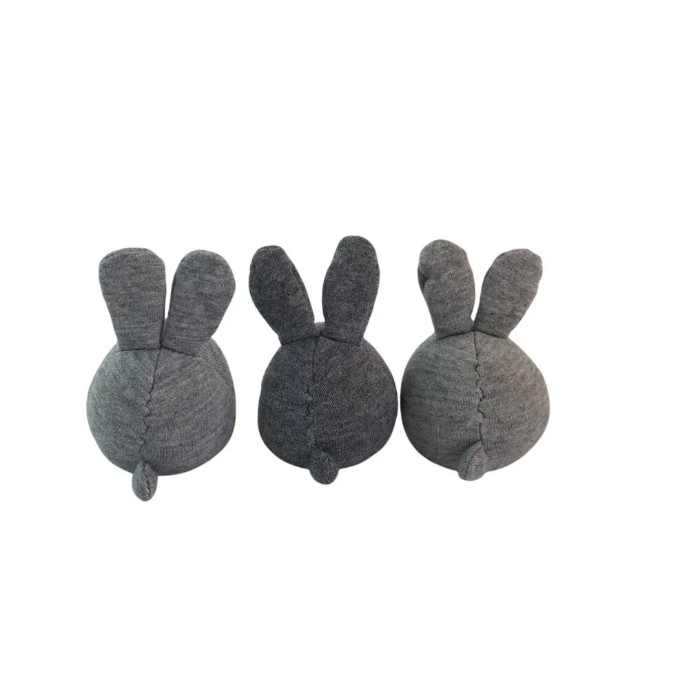 Lovevery Bunnies In a Felt Burrow Green Babbler‎ Kit Montessori Toy 3 Bunnies